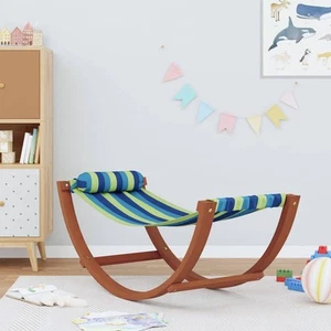Hamaca Mecedora para Niños Silla de Columpio con Soporte para Bebé Tela vidaXL - Imagen 1 de 16