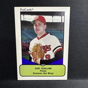 1990 MLB ProCards Baseball | Curt Schilling | #458 | Rochester Red Wings A3D - Picture 1 of 2