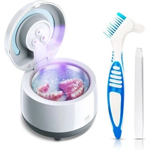 Ultrasonic Cleaner Retainer Cleaning Machine - Denture Mouth Guard Dental Trays - Picture 1 of 6