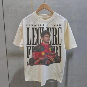 HOT! Charles Leclerc #16 Vintage Shir, Graphic Racing Team Fan Made - Picture 1 of 4