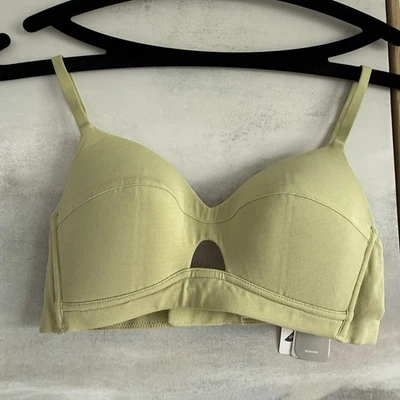 NEIWAI Pure Comfort 5/8 Cup Bandeau Bra 2.0 new XS Avacado - Image 1 of 4
