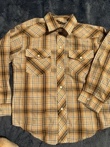 BOYS ROPER SNAP BUTTON SHIRT SZ SMALL 6-7 - Picture 1 of 5