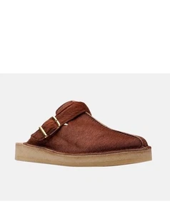 Clarks Hombre Trek Mule Cola Cuero Reino Unido 8 G UE 42 - Imagen 1 de 8