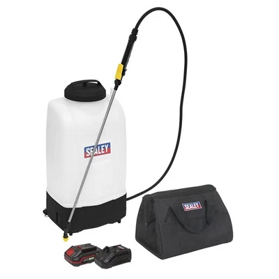 Sealey Cordless Garden Backpack Sprayer 15L 20V 2Ah SV20 Series - CP20VGBSKIT1 - Image 1 of 4