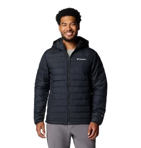 Columbia Men's Powder Lite Hooded Jacket, Dark Blue, L - Picture 1 of 4