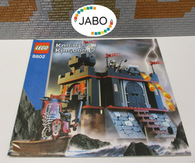 (OK O1/5) Lego Building Instructions Castle Knights Kingdom 8802 Dark Fortress Landing