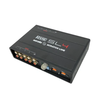 RANE SCRATCH LIVE SL4 Digital DJ System Audio Interface Serato Full Set Vinyl CD - Image 1 of 4