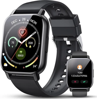  Smart Watch for Men Women, 5ATM Waterproof for Swimming, Fitness Acti - Image 1 of 4