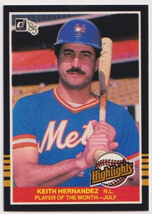 1985 Donruss Highlights #27 Keith Hernandez New York Mets - Picture 1 of 2
