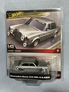 Hot Wheels Premium MERCEDES-BENZ 300 SEL 6.8 AMG Real Riders escala 1:43 diecast - Imagen 1 de 3