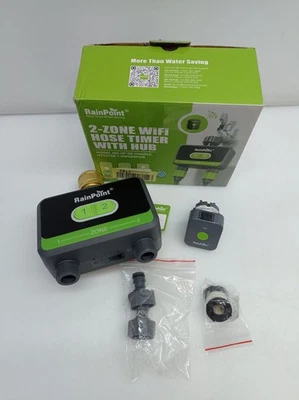 RAINPOINT Bewaesserungscomputer WLAN 2 Ausgaenge, Messingeinlass,  - Bild 1 von 4
