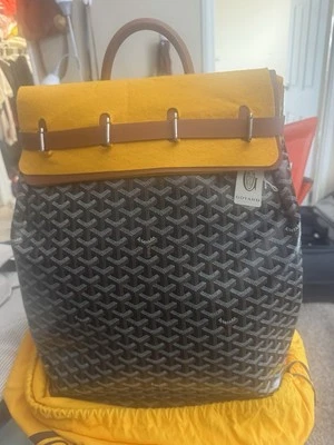 Mochila Bolso Goyard Gris Oscuro Nueva Con Correas Foto 1 de 4