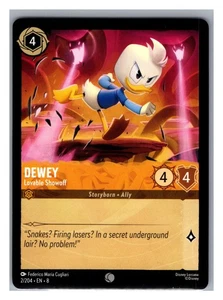 Dewey - Lovable Showoff 2/204 Disney Lorcana Reign of Jafar Regular - Picture 1 of 3