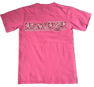 Souvenir Hawaii Land of Aloha Tee Shirt Ladies SMALL Bubble Gum Pink Pre-Shrunk - Picture 1 of 6