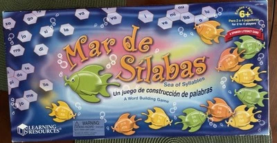 New - Learning Resources Mar de Silabas (Sea of Syllables) Game - Ages 6+ - Image 1 of 4