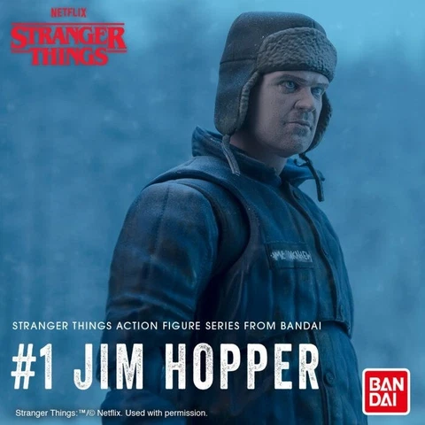 Bandai Stranger Things Action Figure Series No.1 Jim Hopper Cover