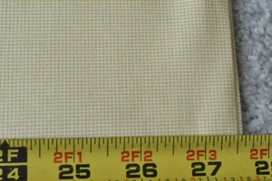 By 1/2 Yd, Yellow & White Mini-Gingham Quilt Cotton, Moda, Sandy Klop, P8343 - Picture 1 of 7