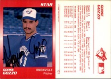 Goose Gozzo Signed 1989 Star #121 Card *Autograph Den* Auto