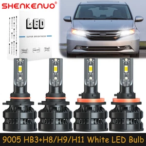 Für Honda Odyssey 2011-2020 Combo 9005+H11 LED Scheinwerfer Birnen Fern Abblendlicht Z8 - Bild 1 von 18