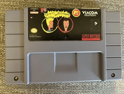 MTV's Beavis and Butt-head (Super Nintendo Entertainment System, 1994) SNES - Image 1 of 3
