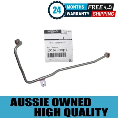 Tubo de alimentación de aceite turbo cargador original para Nissan Qashqai TL/TS R9M 1,6 L Foto 1 de 4