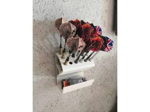 Darts Holder Stand Wall Mount Caddy (Holds 18 Darts) Display Rack - Picture 1 of 11