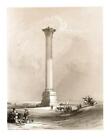 View Antique And Original Lithography Allan John H 1843 Pompey's Pillar