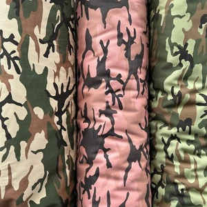 Camo Cotton Drill Work Wear Twill Thick Fabric Camouflage Material Army 140cm - Picture 1 of 18