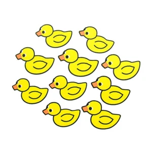 Adesivi autoadesivi gialli anatra fatti a mano cartone animato animale bambino anatroccolo (10pz) - Foto 1 di 1