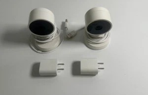 Two Amazon Cloud Cam 1080P Indoor Security Camera PB04JL with Power Cord WORKING - Picture 1 of 3