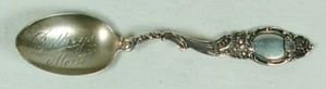 BILLINGS MONTANA SOUVENIR SPOON CIRCA 1905-1914 NEWBURYPORT SILVER CO. - Picture 1 of 4