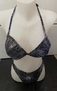LYCRA Bikini dunkelgrau/ schwarz neu Größe 38 ❤️ - Bild 1 von 3