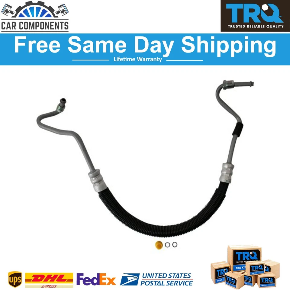 TRQ New Power Steering Pressure Line Hose Assembly For 2002-06 Cadillac Escalade - Image 1 of 4