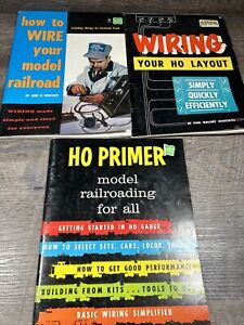 Vtg 1960's Model Railroad Wiring & Electronics Books Lot of 3 How-To Wire Trains