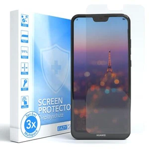 EAZY CASE 3x szkło ochronne na wyświetlacz do Huawei P20 Lite szkło ochronne folia ze szkła hartowanego 9H - Zdjęcie 1 z 5