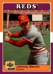 2001 Upper Deck Decade 1970's Baseball Card #87 Johnny Bench