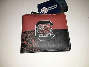 South Carolina Gamecocks NCAA Bi-Fold Little Earth Wallet - Picture 1 of 3