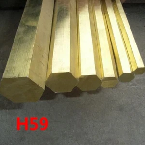 H59 Brass Hexagonal Bar Hex Hexagon Rod L/200-500mm Diameter3-27mm metal CNC DIY - Picture 1 of 5