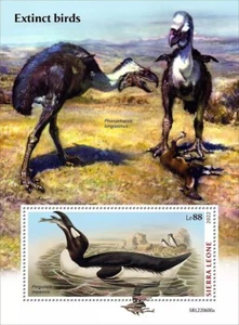 EXTINCT BIRDS Birds/Bird MNH 1v-Stamp Sheet #2124 (2022 Sierra Leone) - Picture 1 of 1
