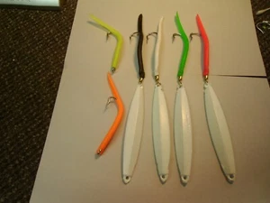 Glow in the dark "SMOOTH" Diamond Jigs mit TUBE HOOK 5er oder 10er Pack ** - Bild 1 von 4
