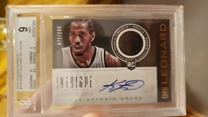 2012-13 Panini Intrigue Kawhi Leonard Rookie Auto Jersey Patch 71/149 POP 1 OF 1 - Picture 1 of 3