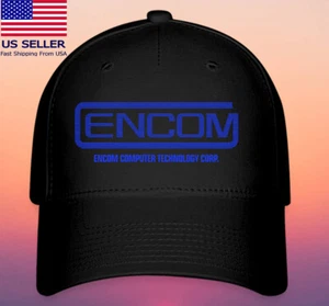 Gorra de béisbol ENCOM Computer Technology negra talla S/M y L/XL - Imagen 1 de 3