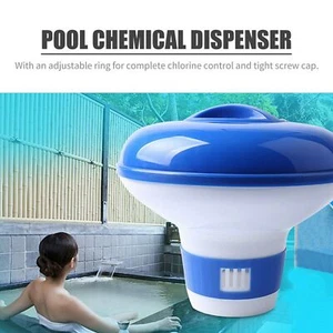 Pool Chlorine Dispenser Floating Chemical Dispenser For Swimming Pool Spa - Picture 1 of 12