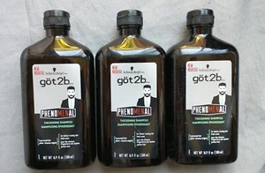 Pack 3 Bottles of GOT2B Phenomenal MENS Thickening Shampoo 16.9 oz Schwarzkopf - Picture 1 of 1