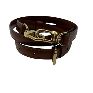 Authentic LOUIS VUITTON Shoulder Strap For LV Epi Bag Brown Leather #36635217 - Picture 1 of 8