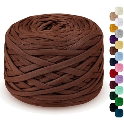 Häkeln Garn Polyester Rope 100m Karamellbraun für Körbe Taschen Teppiche - Bild 1 von 4
