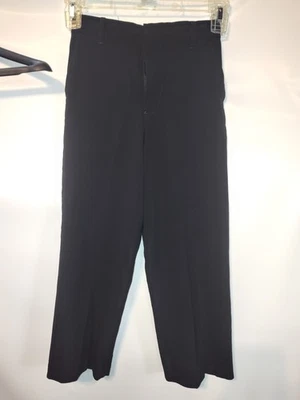 Calvin Klein Little Boys Size 6 Regular Black Dress Pants Slacks Dressy Elastic - Image 1 of 3