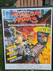 Carteles promocionales Bally Attack from Mars & Williams Congo 28" X 22" - Imagen 1 de 2