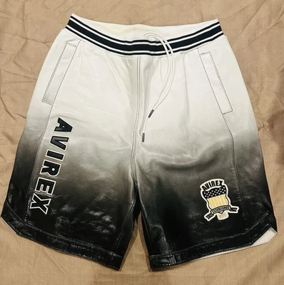 Pantalones cortos de cuero Avirex XL para hombre  Foto 1 de 4