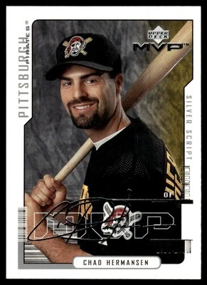 2000 Upper Deck MVP Silver Script Chad Hermansen Pittsburgh Pirates #138 - Image 1 of 2